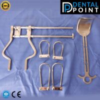 Codman Balfour Retractor, Balfour Centre Blade, 2 Balfour Side Blades 2.5" and 2 Balfour Side Blades 4"