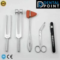 Taylor Hammer, Penlight, Tuning Fork C 128 C 512 and Bandage Scissors 5.5″