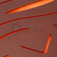 regular suture practice pad in brown colour zoomed in