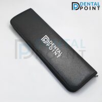 black leather case for surgical instruments
