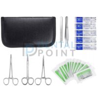 Surgical Instrument Bag, 5 Tools, 5 Surgical Blades, 12 Nylon Monofilament