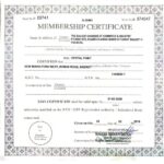 Chamber Certificate